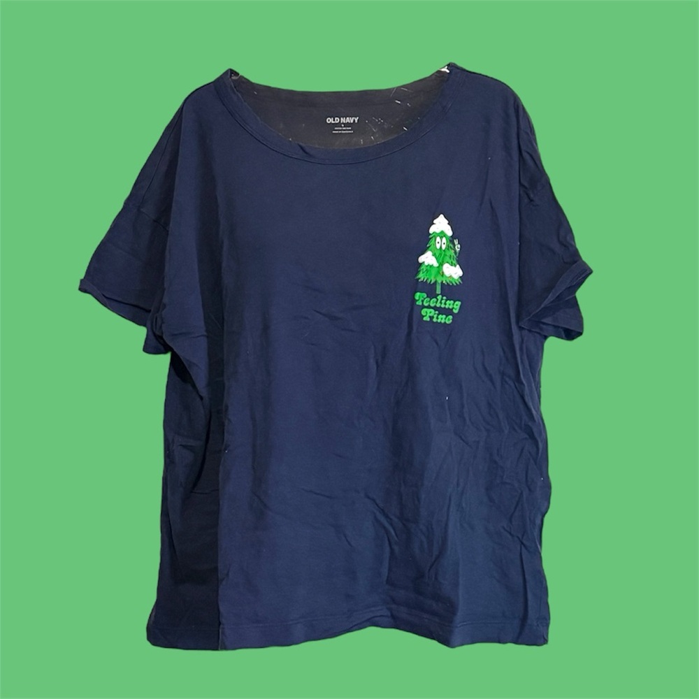 Old Navy women’s sarcastic Navy Blue T-Shirt